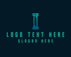 Advisory - Business Modern Letter I logo design