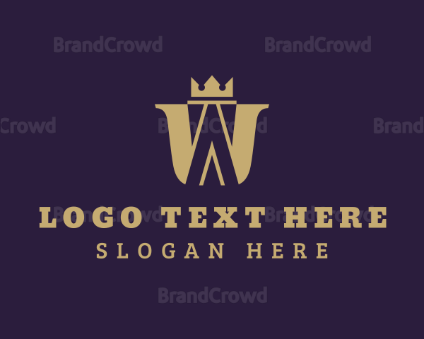 Gold Crown Royalty Logo