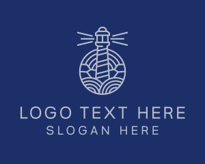 Stucture - Lighthouse Beacon Tower logo design