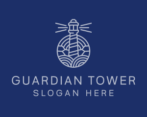 Lighthouse Beacon Tower logo design