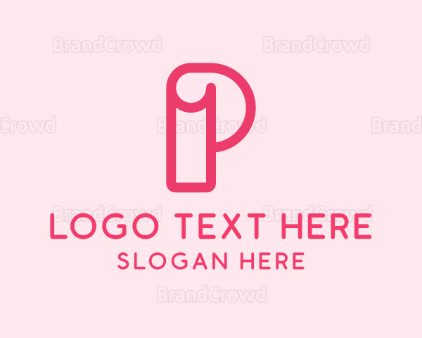 Fashion Boutique Letter P Logo