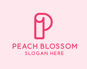 Fashion Boutique Letter P logo design