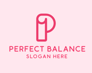 Fashion Boutique Letter P logo design