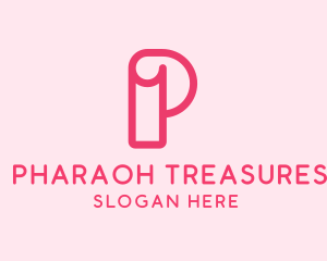 Fashion Boutique Letter P logo design