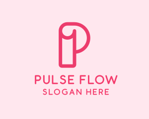 Fashion Boutique Letter P logo design