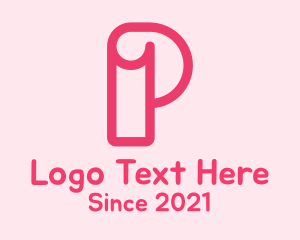 Fashion Design - Fashion Boutique Letter P logo design