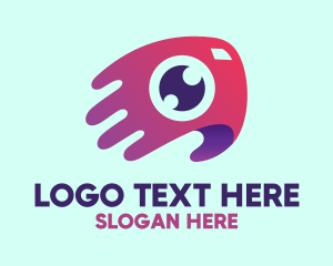 Snap - Digital Photography Lens logo design