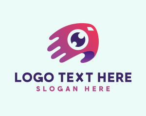 Hand - Digital Photography Lens logo design