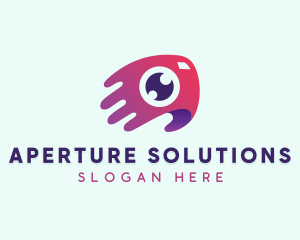 Aperture - Digital Photography Lens logo design