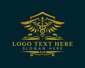 Consultation - Caduceus Medical Hospital logo design