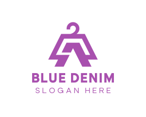 Denim - Fashion Coat Hanger logo design