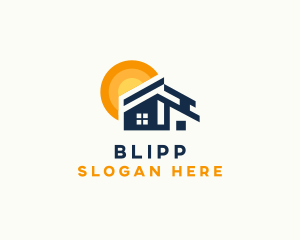 Real Estate - Residential Home Roofing logo design