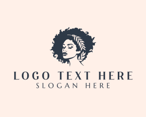 Afro - Woman Beauty Salon logo design