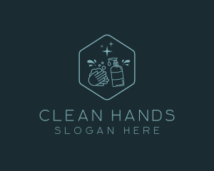 Hand Wash Sanitizer logo design