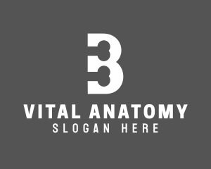 Anatomy - Pet Bone Letter B logo design