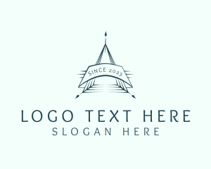 Banner - Arrow Architecture Company logo design