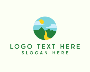 Scenery - Provincial Mountain Scenery logo design