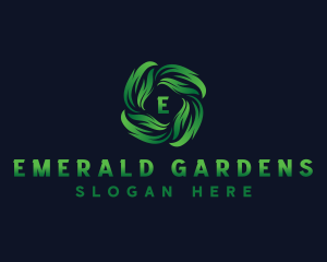 Natural Botanical Leaves  logo design