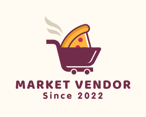 Vendor - Pizza Delivery Cart logo design