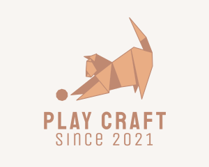 Play Kitten Origami  logo design