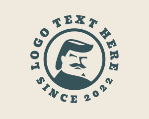 Topper - Mustache Guy Menswear logo design