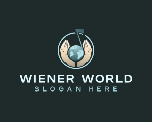 World Music Hand logo design