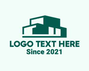 Warehouse - Modern House Architecture logo design