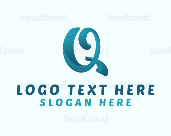 Generic Gradient Letter Q Logo