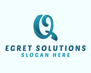 Generic Gradient Letter Q logo design