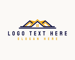 Roofing House Realty  logo design