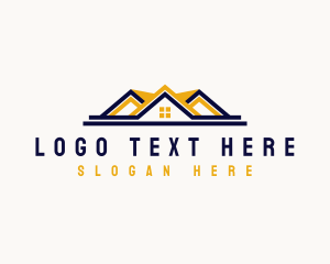 House - Roofing House Realty logo design