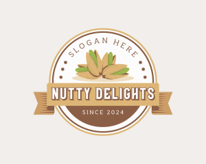 Nut - Organic Pistachio Nut logo design