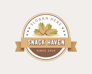 Organic Pistachio Nut logo design