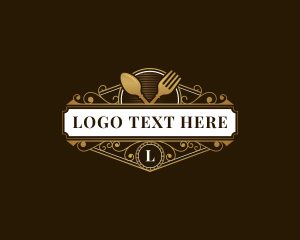 Food - Kitchen Cafeteria Restaurant logo design