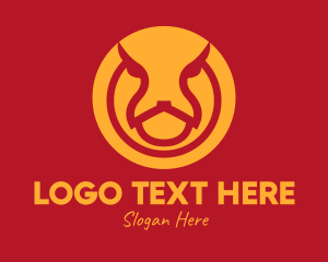 Abstract Animal - Wild Animal Head logo design