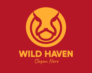 Wild Animal Head logo design
