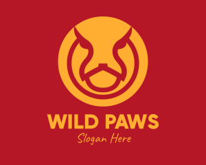 Wild Animal Head logo design