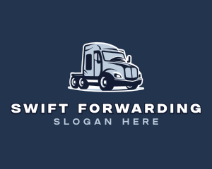 Trucking Forwarding Transport logo design