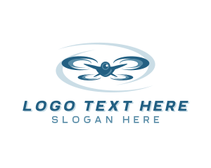 Technology - Camera Drone Propeller logo design