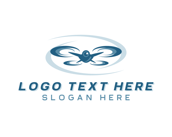 Digicam - Camera Drone Propeller logo design