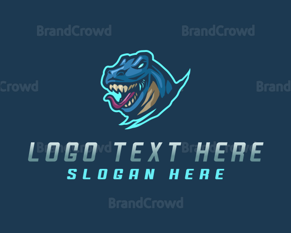 Wild Gaming Dinosaur Logo