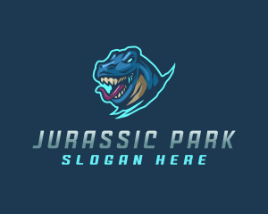 Wild Gaming Dinosaur logo design