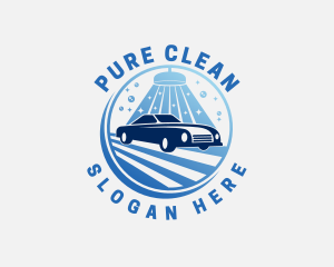 Car Wash Sparkle Cleaning logo design