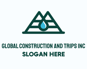 Peak - Natural Mountain Water logo design
