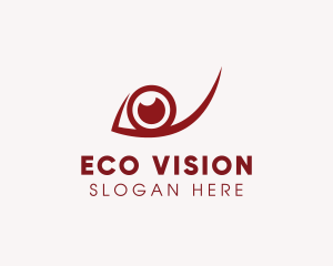 Eye Pupil Optical logo design