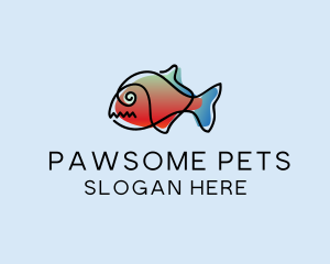 Pet - Animal Pet Fish logo design