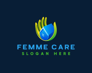 Hand Home Care logo design