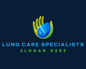 Hand Home Care logo design