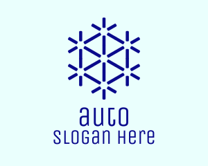 Symbol - Blue Hexagon Pattern logo design