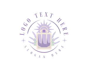 Dainty - Fragrant Perfume Lavender logo design